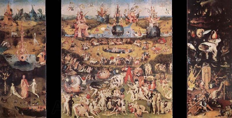 BOSCH, Hieronymus The garden of the desires, trip sign, Spain oil painting art